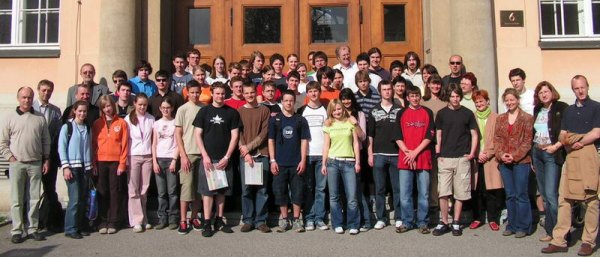 Foto der Teilnehmer am Landeswettbewerb